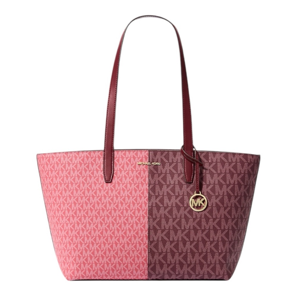 Michael Kors Jet Set Medium Two-Tone Logo Tote Bag